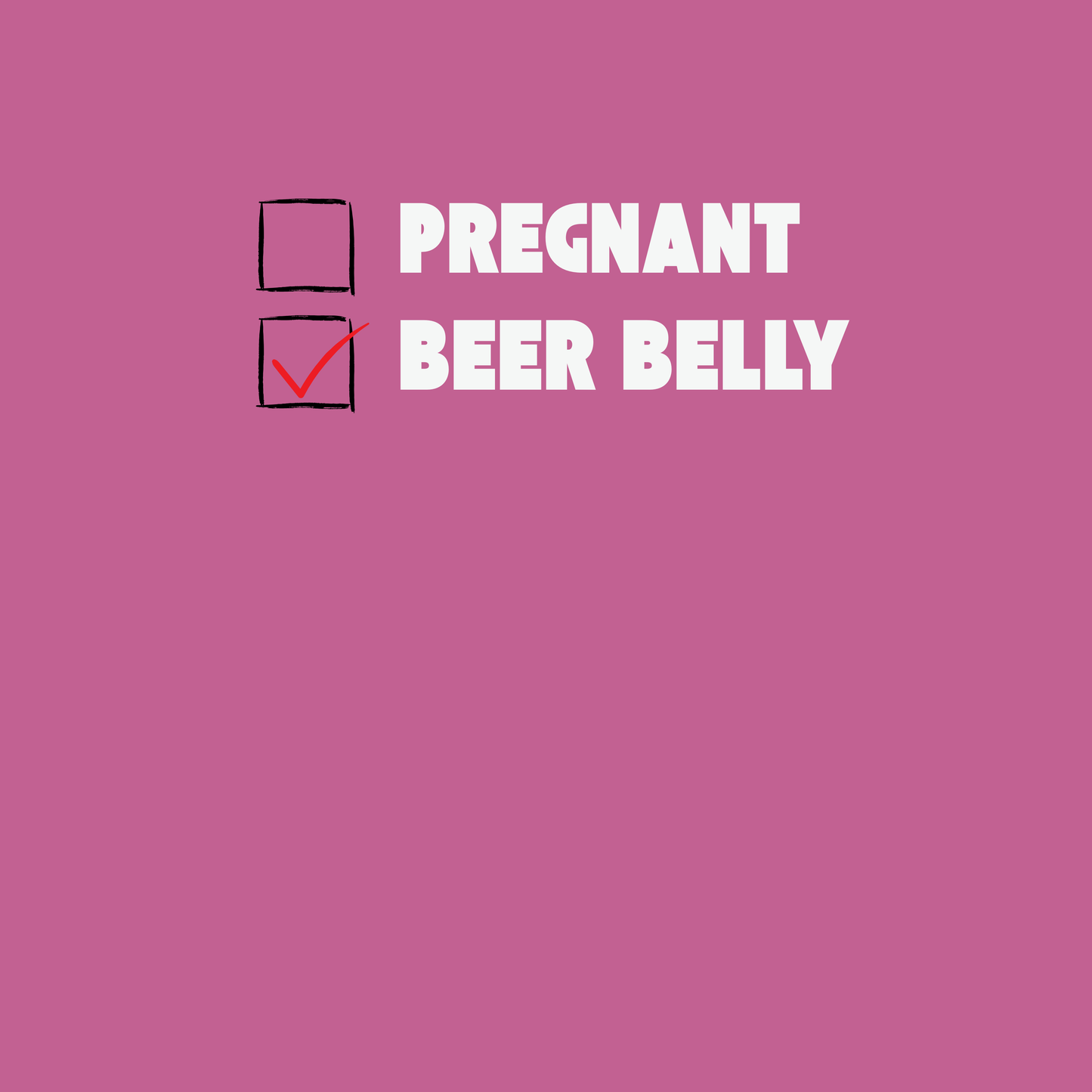 Pregnant v Beer Belly Hoodie